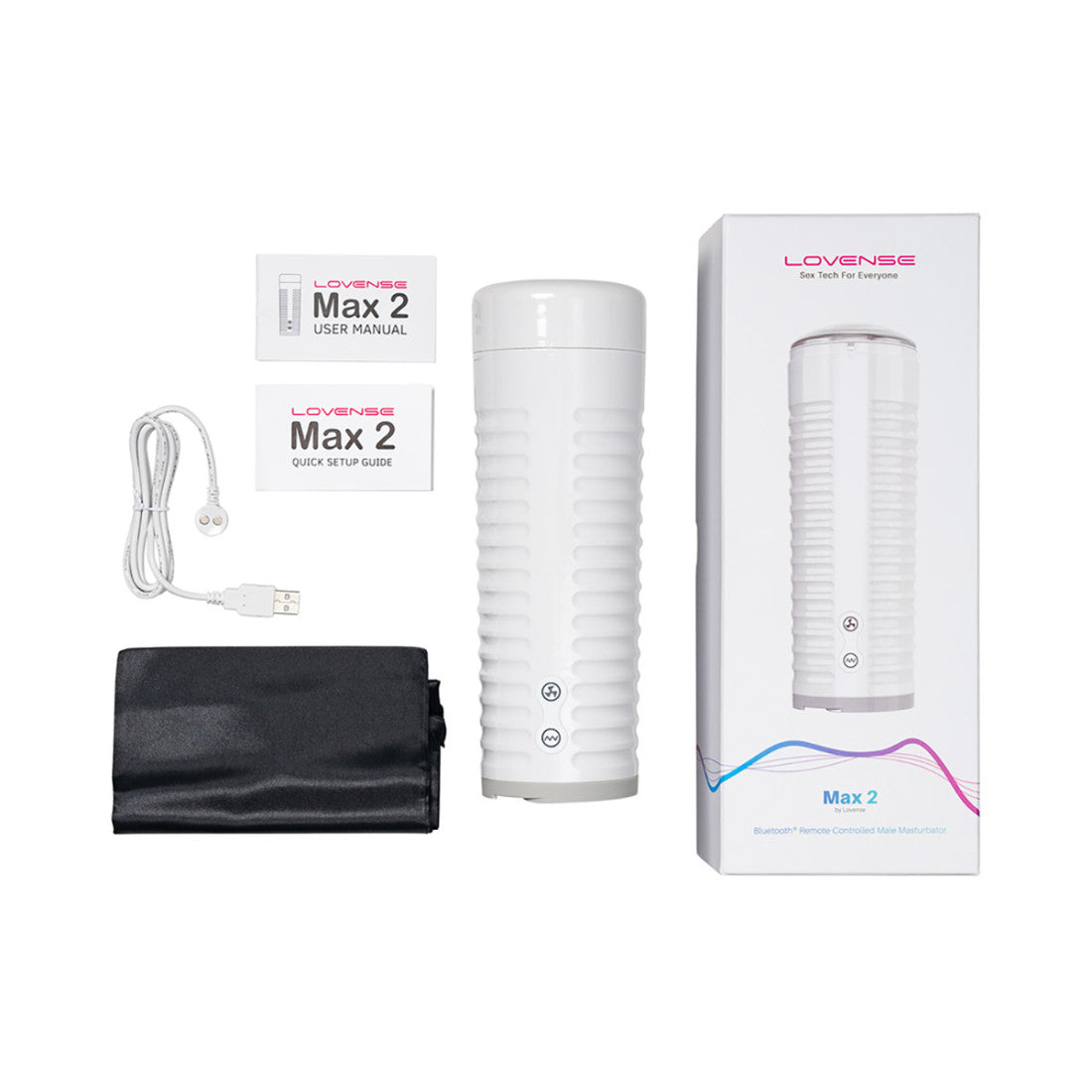 Lovense Max 2 Bluetooth Masturbator - Neutral Sleeve