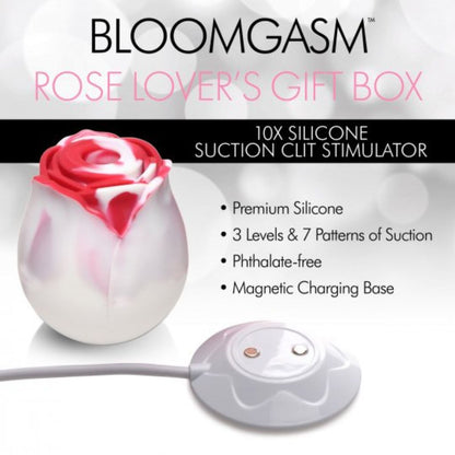 The Rose Lovers Gift Box 10x Clit Suction Rose - Swirl