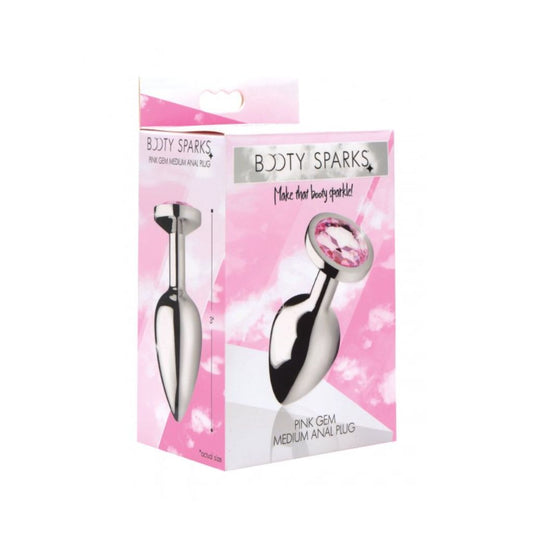 Pink Gem Anal Plug- Medium