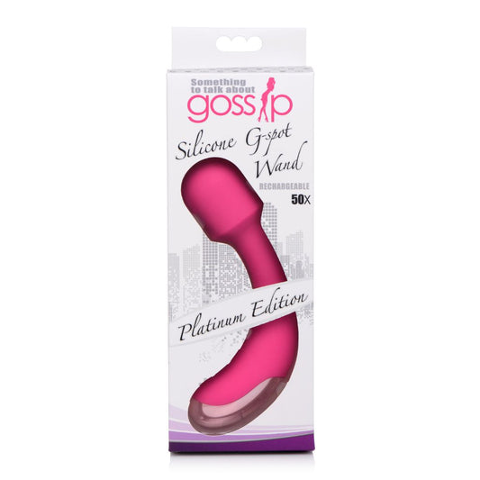 50X Silicone G-spot Wand - Pink