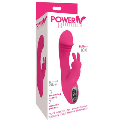 Flutters 10X G-Spot Rabbit Silicone Vibrator