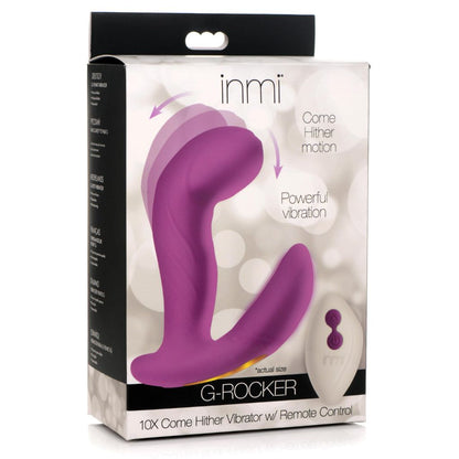 G-Rocker 10X Come Hither Silicone Vibrator with Remote Control