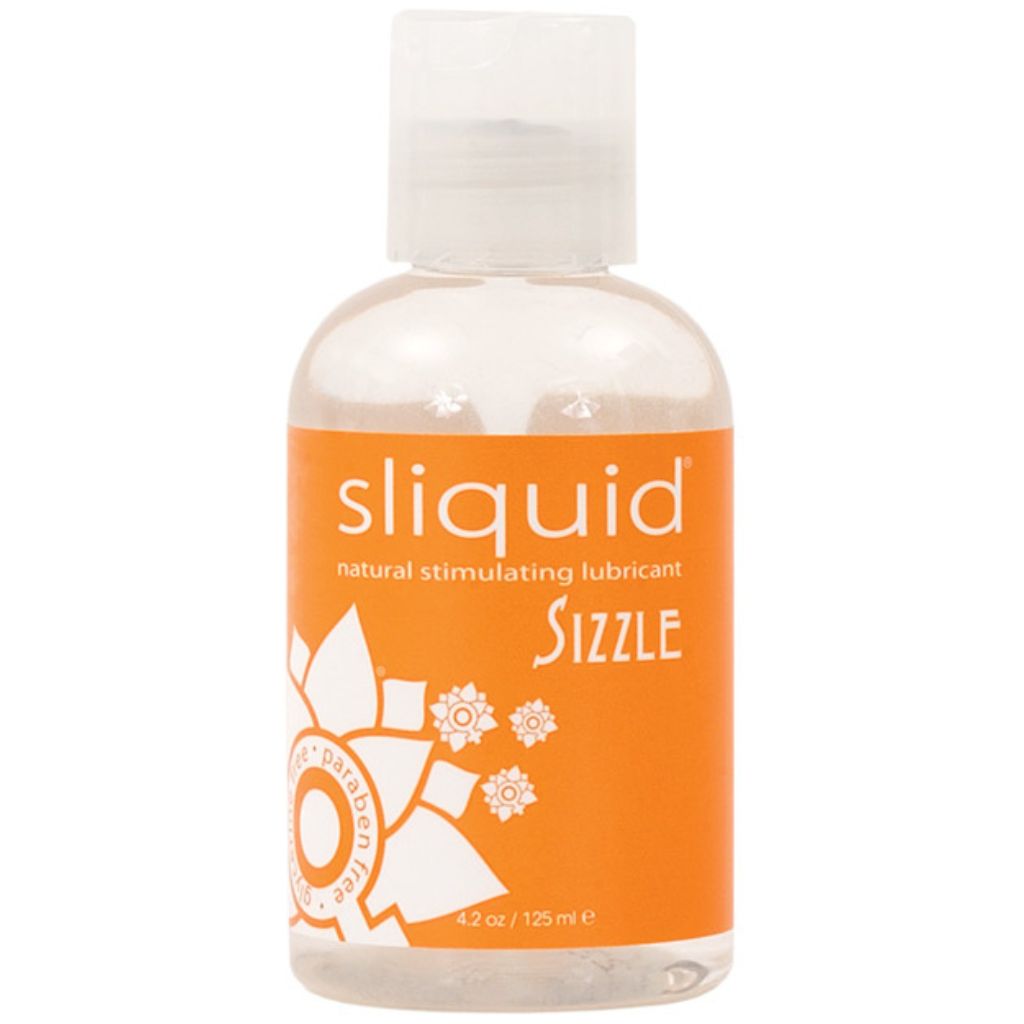 Sliquid Sizzle Warming Lube Glycerine &amp; Paraben Free - 4.2 oz