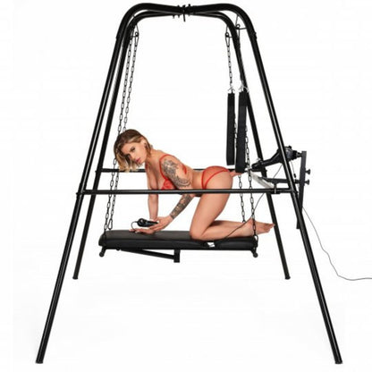 Throne Deluxe Adjustable Sling with Sex Machine