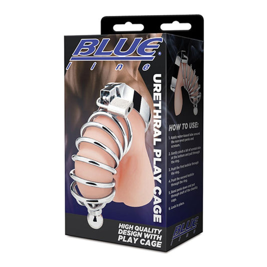 Blue Line Urethral Play Cage