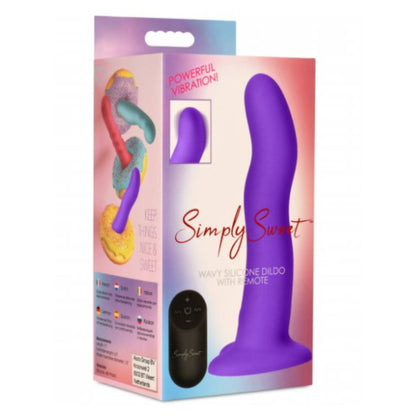 21X Vibrating Wavy Silicone Dildo