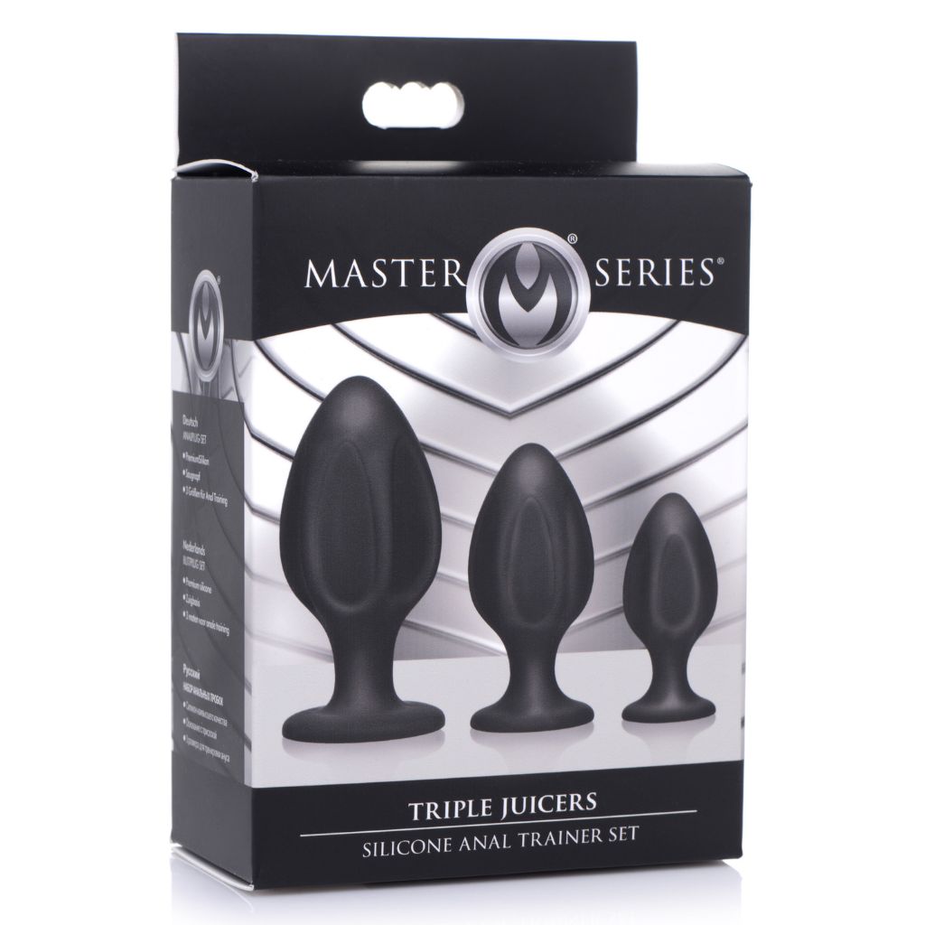 Triple Juicers Silicone Anal Trainer Set