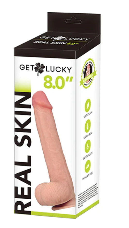 Get Lucky 8" Dual Layer Dong