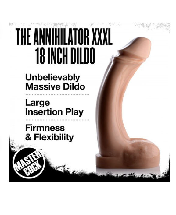 The Annihilator XXXL 18 Inch Dildo