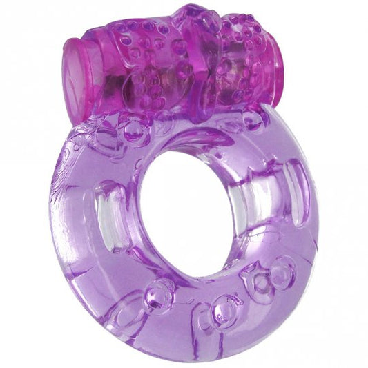 Purple Orgasmic Vibrating Cock ring - Packaged