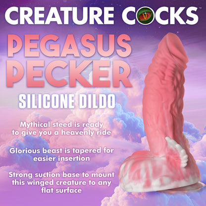 Pegasus Pecker Winged Silicone Dildo