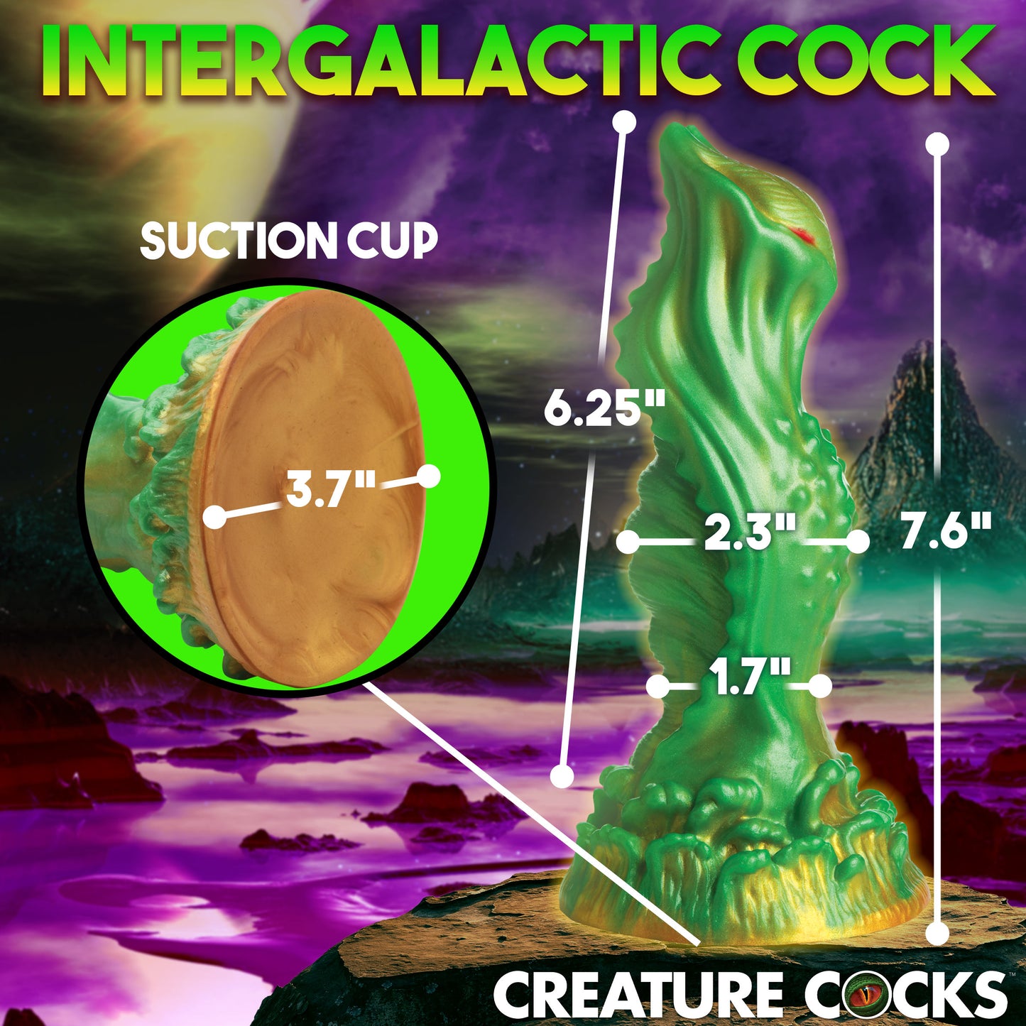 Nebula Alien Silicone Dildo