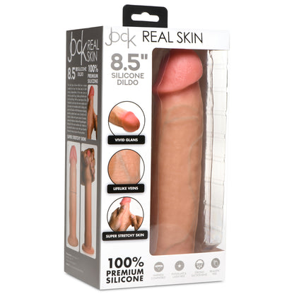 Real Skin Silicone Dildo - 8.5 Inch