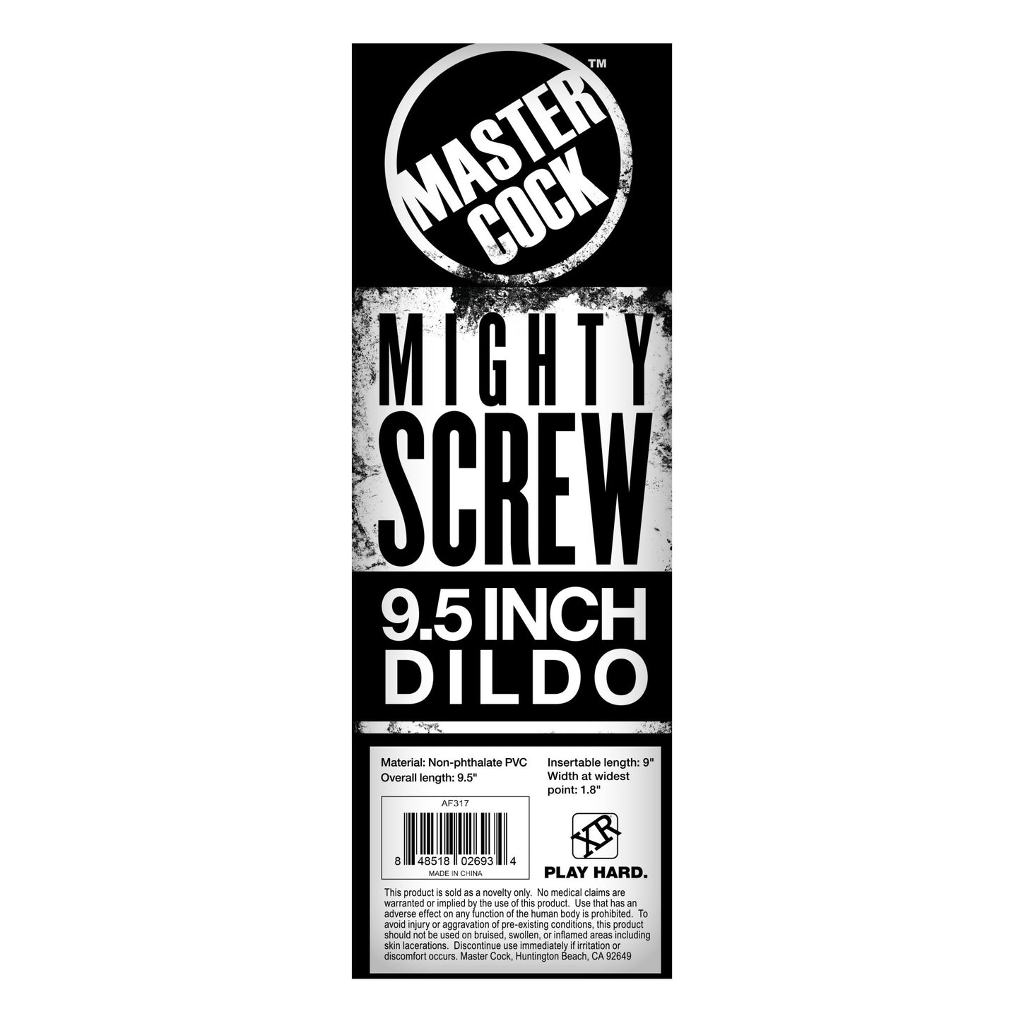 Mighty Screw 9.5 Inch Dildo