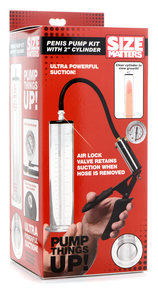 Penis Pump Kit with 2 Inch Cylinder