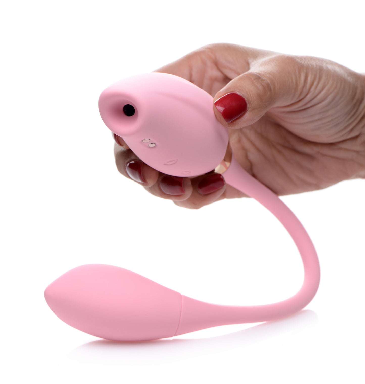 Shegasm 8X Tandem Plus Silicone Suction Clitoral Stimulator and Egg