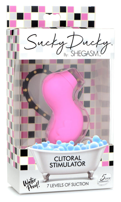 Sucky Ducky Silicone Clitoral Stimulator - Pink