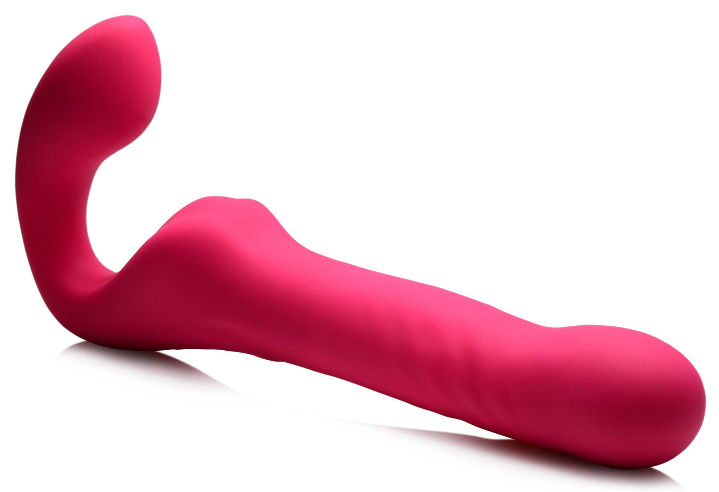 30X Thrusting and Vibrating Strapless Strap-On With Remote Control