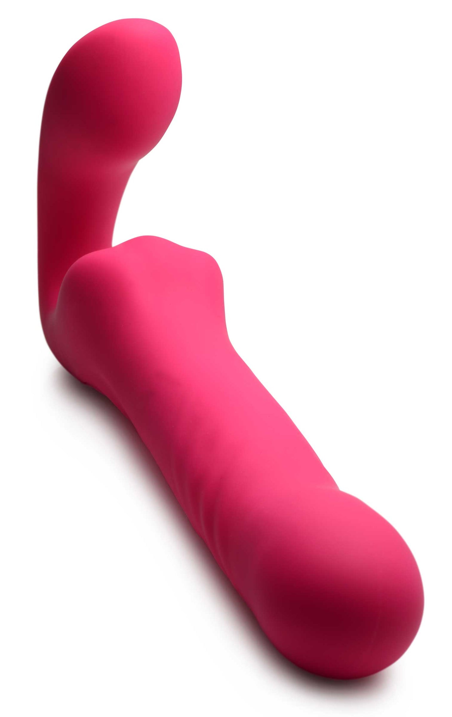 30X Thrusting and Vibrating Strapless Strap-On With Remote Control