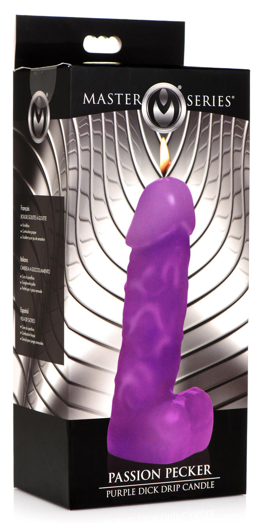 Passion Pecker Dick Drip Candle - Purple