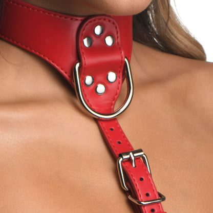 Red Female Chest Harness- Small/Medium