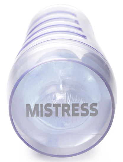 Mistress Courtney Diamond Deluxe Mouth Stroker - Clear