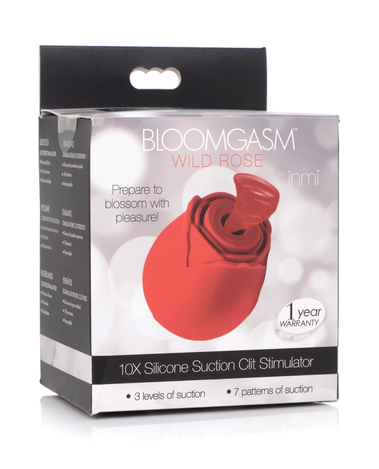 Bloomgasm Wild Rose 10X Silicone Clit Stimulator