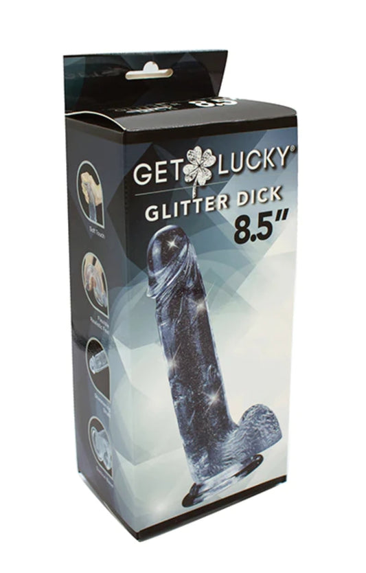 Get Lucky Glitter Dick 8.5"