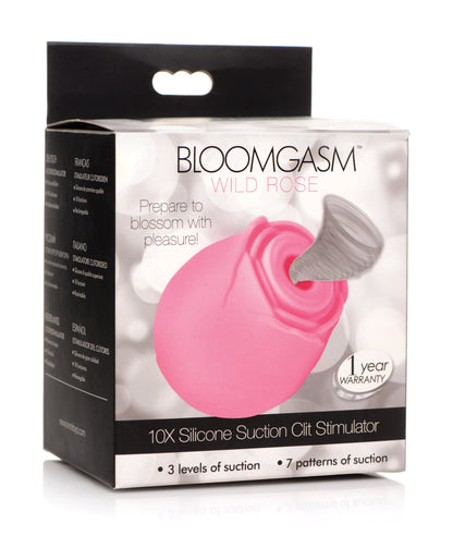 Bloomgasm Wild Rose 10X Silicone Clit Stimulator