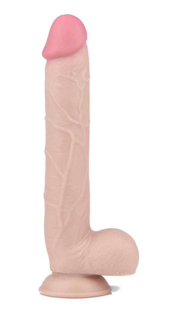 Get Lucky Real Skin 11” Dual Layer Dildo