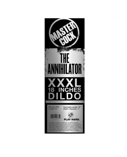 The Annihilator XXXL 18 Inch Dildo