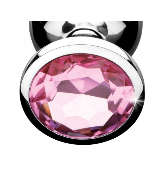 Pink Gem Anal Plug- Medium