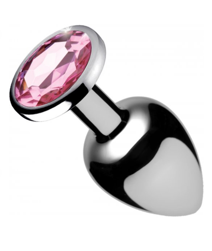 Pink Gem Anal Plug- Medium