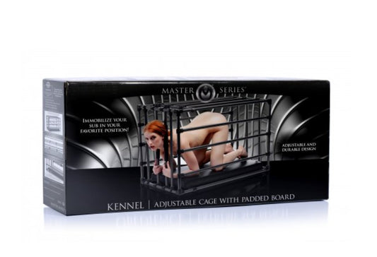 Kennel Adjustable Puppy Cage with Padded Board