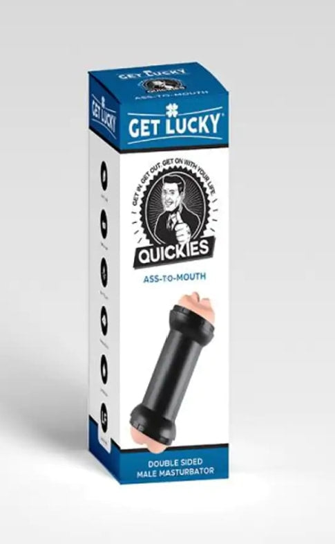 Get Lucky Quickies Ass-to-mouth Double-sided Male Masturbator