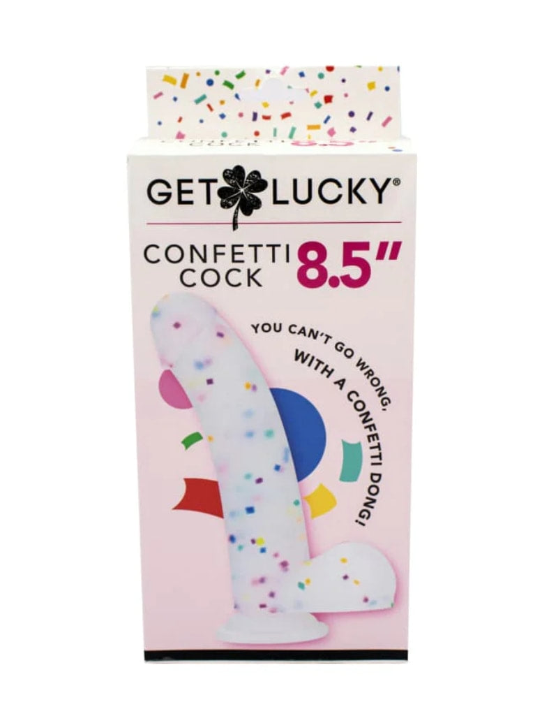 Get Lucky Confetti Cock 8.5"