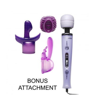 Turbo Purple Pleasure Wand Kit with Free Attachment