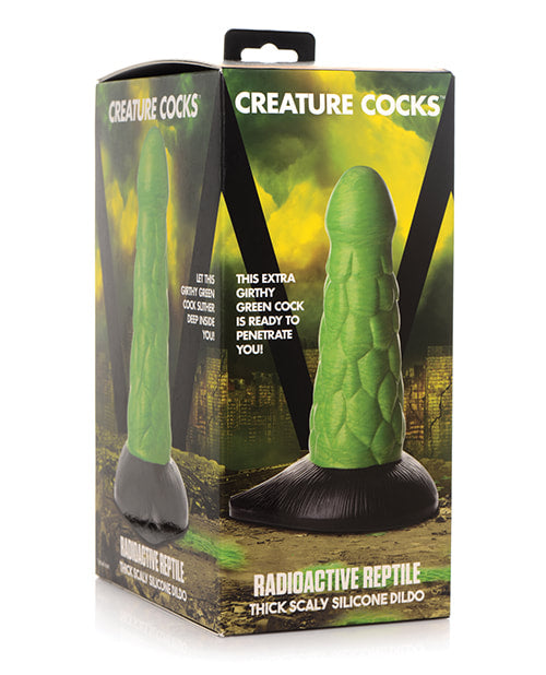 Creature Cocks Radioactive Scaly Reptile Thick Silicone Dildo