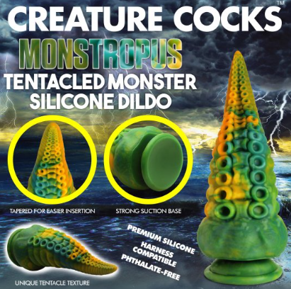 Creature Cocks Monstropus Tentacled Monster Silicone Dildo